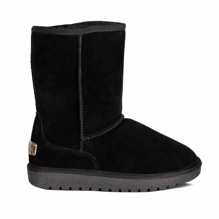 Ladies 9-Inch Comfort Winter Boots - Black
