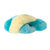 Ladies Duo-Tone Emma Sheepskin Slipper -  Blue/Yellow