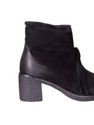 Ladies Madison Sheepskin Boot - Black - Black