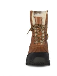Ladies Sheepskin Tundra Boot - Chestnut