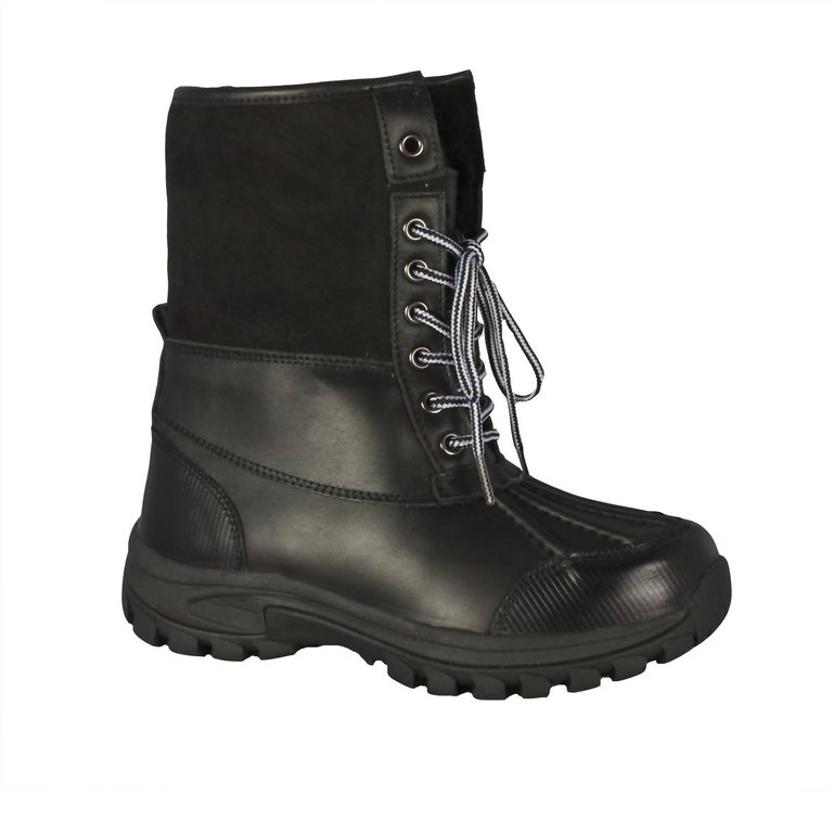 Ladies Sheepskin Tundra Boot - Black