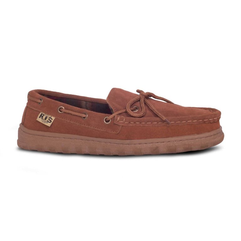 Men's Chinook Unlined Comfy Moccasin - Chestnut