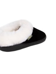 Sheepskin Sunrise Clog Slippers - Black