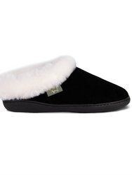 Sheepskin Sunrise Clog Slippers - Black - Black