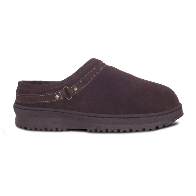 Unisex Sheepskin Clog - Chocolate