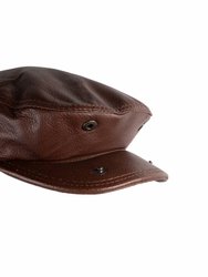 Unisex Warm Leather Ivy Hat