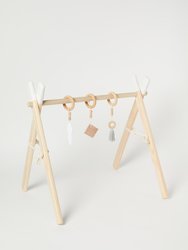 Play & Activity Gym, Knit - White