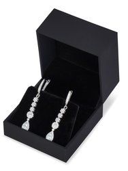 3A Cubic Zirconia Geometric Minimalist Earrings