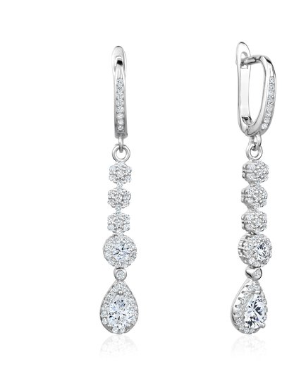 Club Rochelier 3A Cubic Zirconia Geometric Minimalist Earrings product