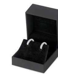 5A Cubic Zirconia Classic Huggie Earrings