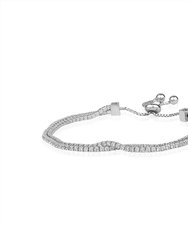 5A Cubic Zirconia Double Strand Bracelet