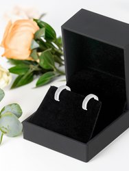 5A Cubic Zirconia Luxury Huggie Earrings