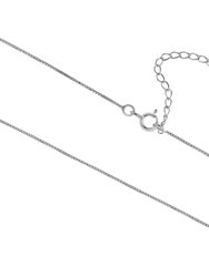 5A Cubic Zirconia Round Pendant Necklace