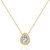 5A Cubic Zirconia Teardrop Minimalist Necklace - Gold