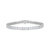 5A Cubic Zirconia Tennis Bracelet - Silver
