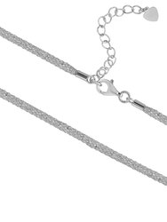 5A Cubic Zirconia Vintage Necklace - Silver