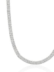 5A Cubic Zirconia Vintage Necklace - Silver - Silver