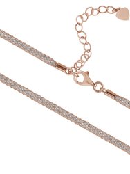 5A Cubic Zirconia Vintage Necklace - Rose Gold