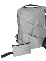 Backpack 3 Piece Set - Grey