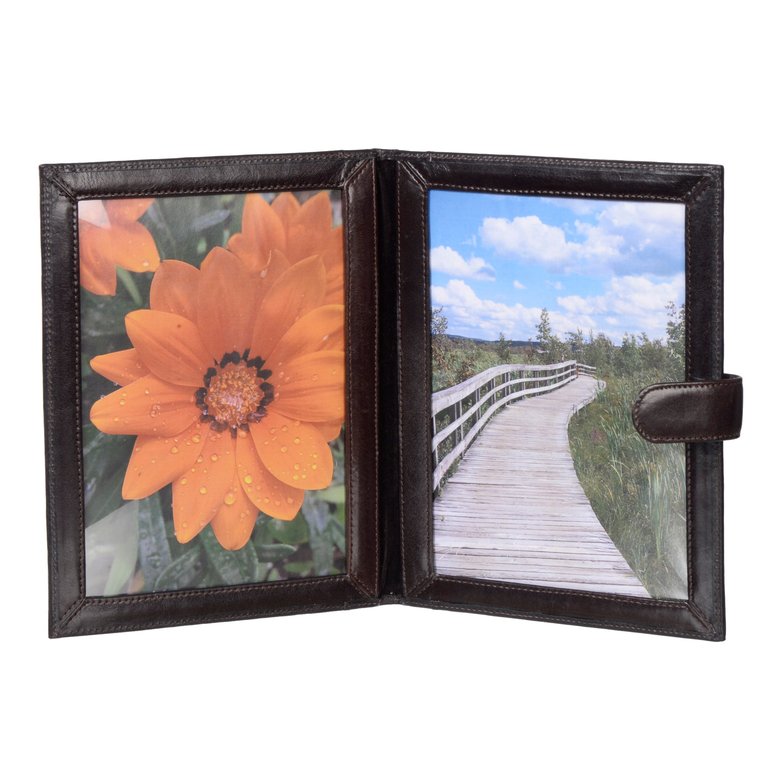 Book Picture Frame Large - Brown