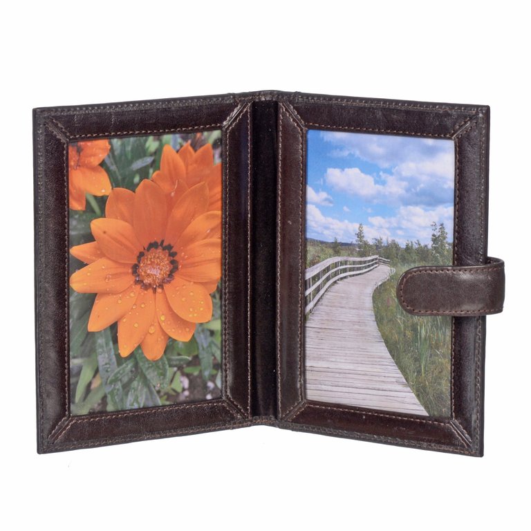 Book Picture Frame Small - Brown