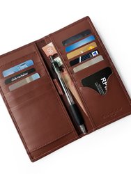 Cheque Book Clutch Wallet