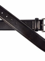 Club Rochelier 2Pc Leather Belt Set