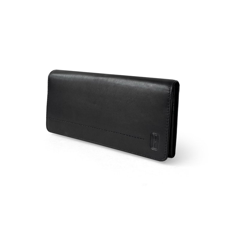 Club Rochelier Expander Clutch Wallet - Black