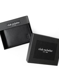 Club Rochelier Slim Men Wallet With Zippered Pocket