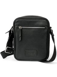 Club Rochelier Unisex Leather Top Zipper Crossbody