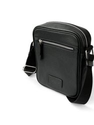 Club Rochelier Unisex Leather Top Zipper Crossbody