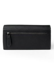 Full Leather Ladies Clutch Wallet With Gusset