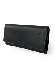 Full Leather Ladies Clutch Wallet With Gusset