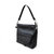 Ladies Large Leather Multi Zip Pocket Hobo Shoulder Bag