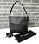 Ladies Large Leather Multi Zip Pocket Hobo Shoulder Bag