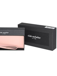 Leather Ladies Double Zip Clutch