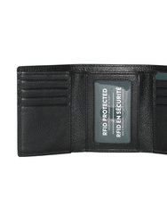 Men's Trifold Wallet - Black