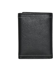 Men's Trifold Wallet - Black