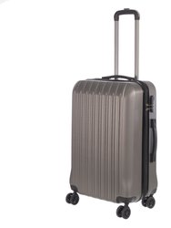 Nicci 24" Medium Size Luggage Grove Collection - Charcoal Grey