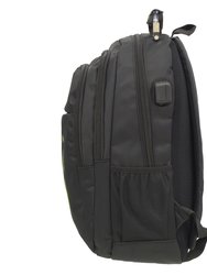 Oval Multi Pocket Backpack with Usb