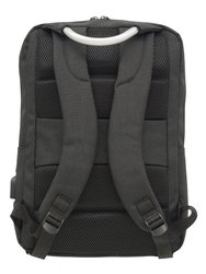 Rectangular Multi Pocket Backpack with Usb