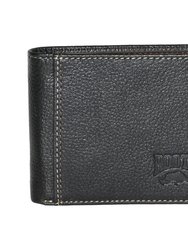 Slim Men's Wallet - The Roots Midland Collection - Black