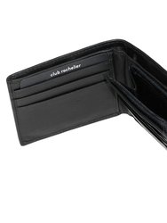 Slim Mens Wallet With Zippered Pocket