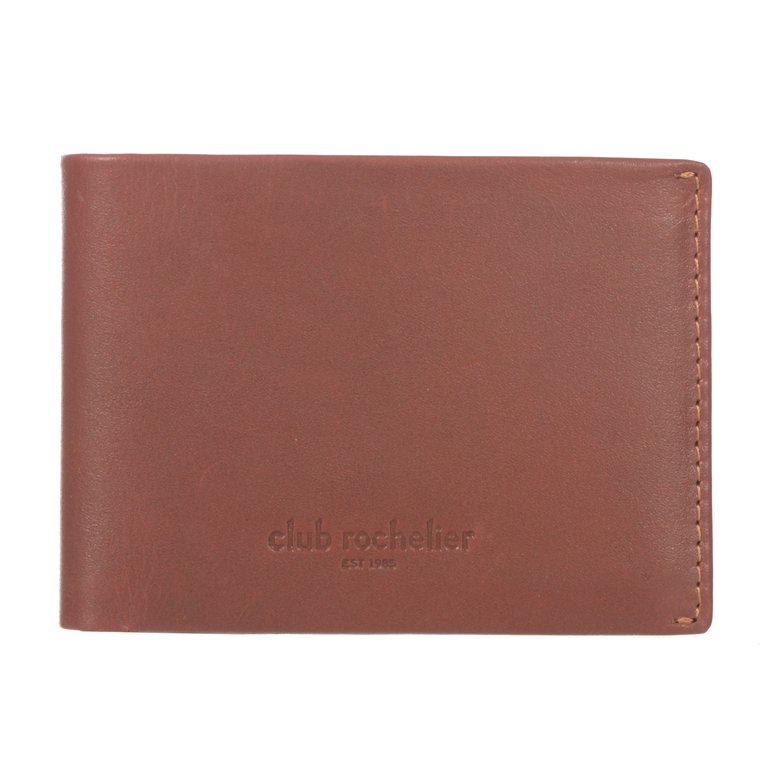 Slimfold Wallet W/removable ID - Cognac