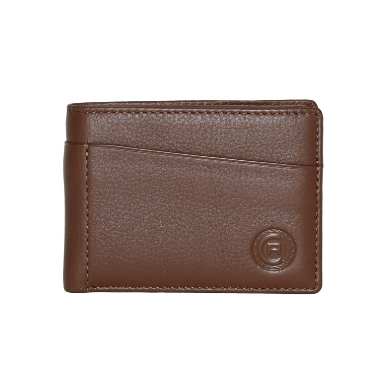 Slimfold Wallet With Removable ID - Brown