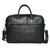 Top Handle Messenger Leather Briefcase