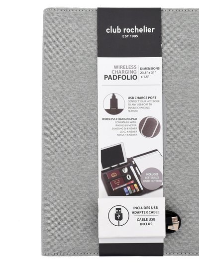 Club Rochelier Wireless Charging Padfolio product