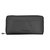 Zip Around Wallet - Black