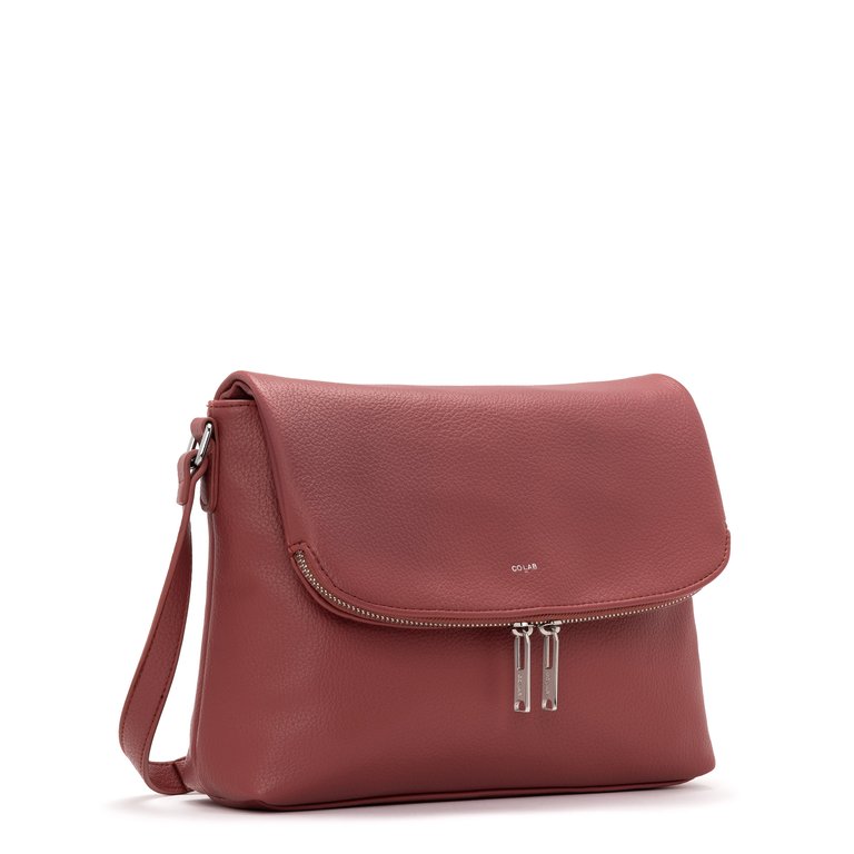 Louve 'BECCA' Flap Crossbody Handbags