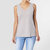 Haiden V-Neck Tank In Grey - Grey